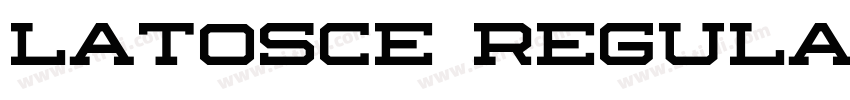Latosce Regular字体转换 Latosce Regular字体转换